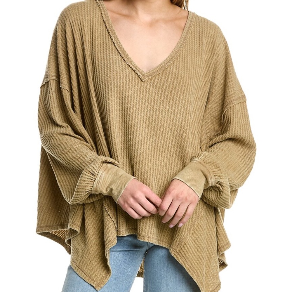 Free People Coraline Thermal Sweater